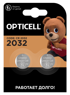 Батарейки Opticell CR2032 Specialty BL-2 (2/20/200)